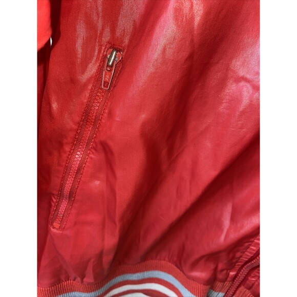 Vintage Pony Varsity Track Jacket Red Mens S 80s y2k 90s Hip Hop retro gorp - Picture 7 of 8